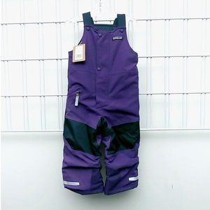 NWT Patagonia Snow Pile Bibs Baby Toddler 2T Purple / Snow Pants